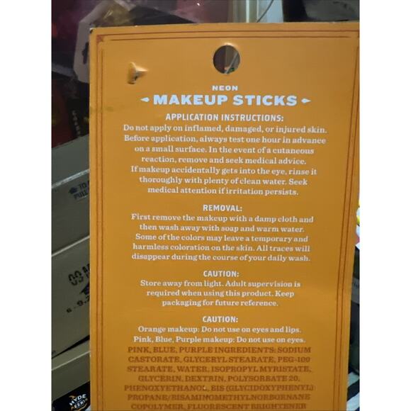 Hyde & Eek! Lot Of 5 (4) Makeup Sticks, Face & Body Paint Crayons (1) Neon Pink - Picture 5 of 5